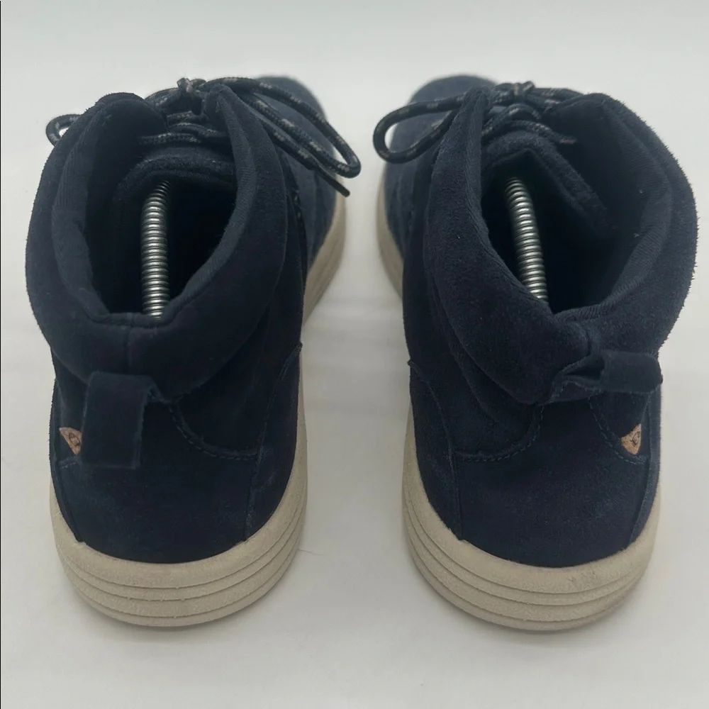 Lamo Koen Mid Navy Blue Chukka Boots Men's Size 12 Wool Suede Lace Up
